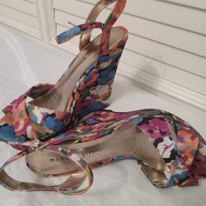 Madden girl floral heeled wedge